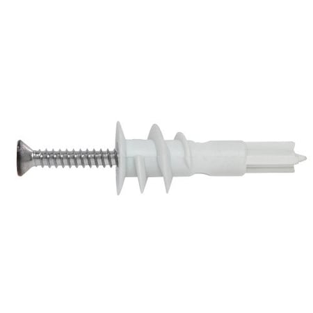 Hillman Screw Anchor, 1-1/4" L, Nylon, 5 PK 41443